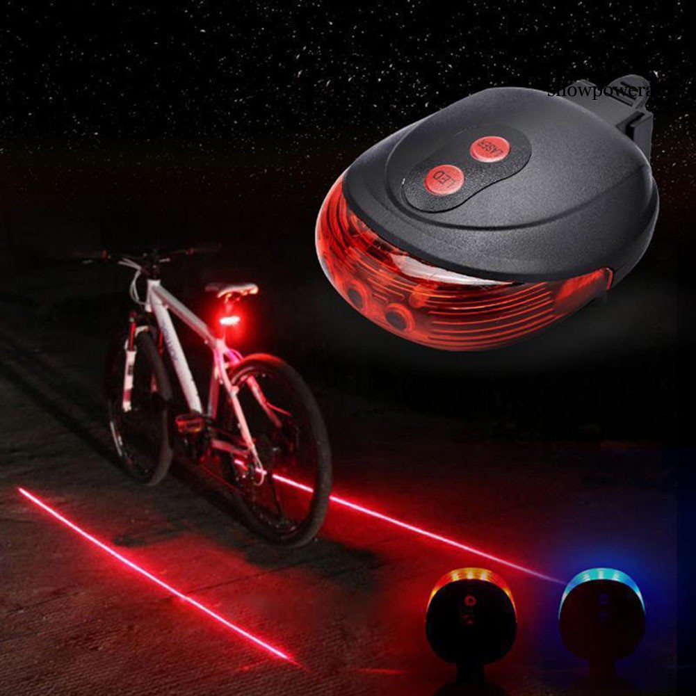 SP Mountain Bicycle Bike Cycle Rear Tail Warning Lamp 5 LED Light Flash Mode