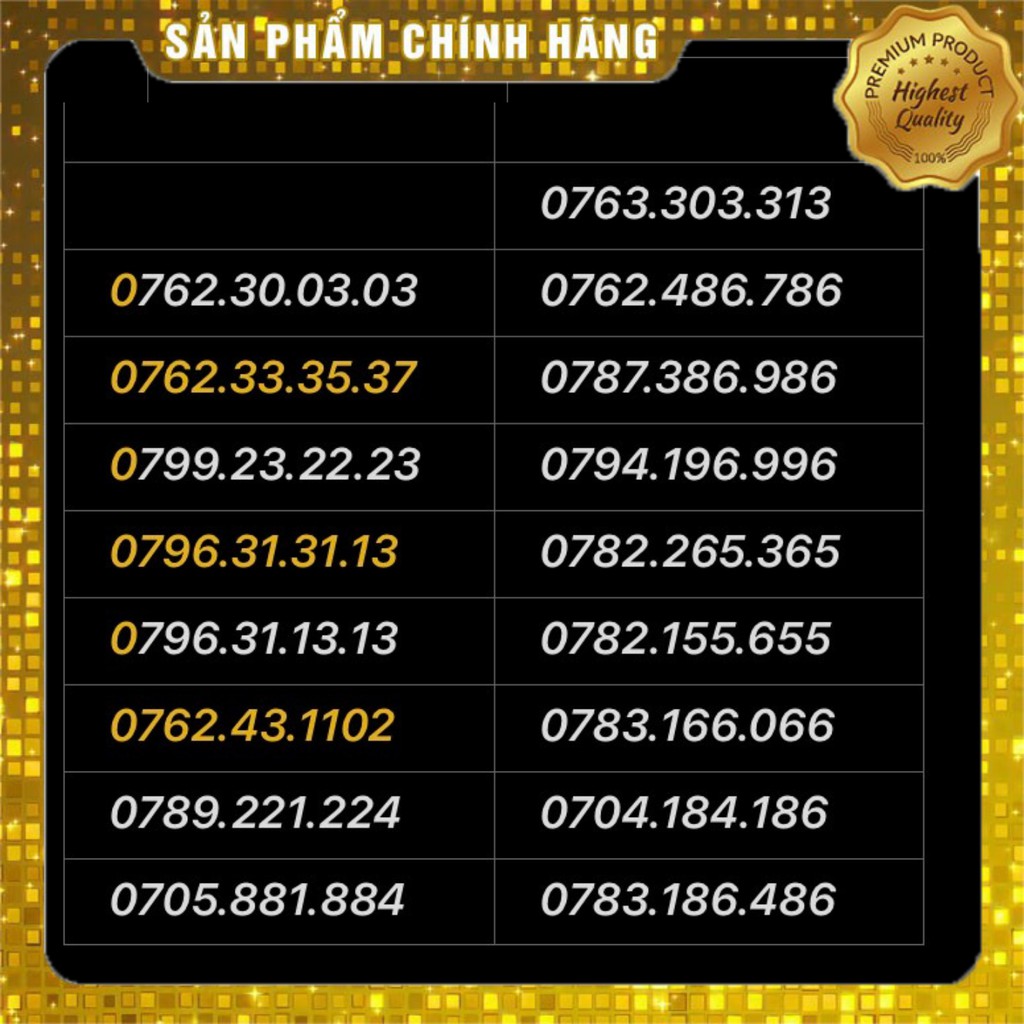 Sim mobifone số đẹp dễ nhớ
