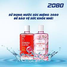 Nước súc miệng siêu diệt khuẩn với cảm giác the mát cực mạnh 2080 K MOUTHWASH STRONG 750ml  - Hàn Quốc Chính Hãng