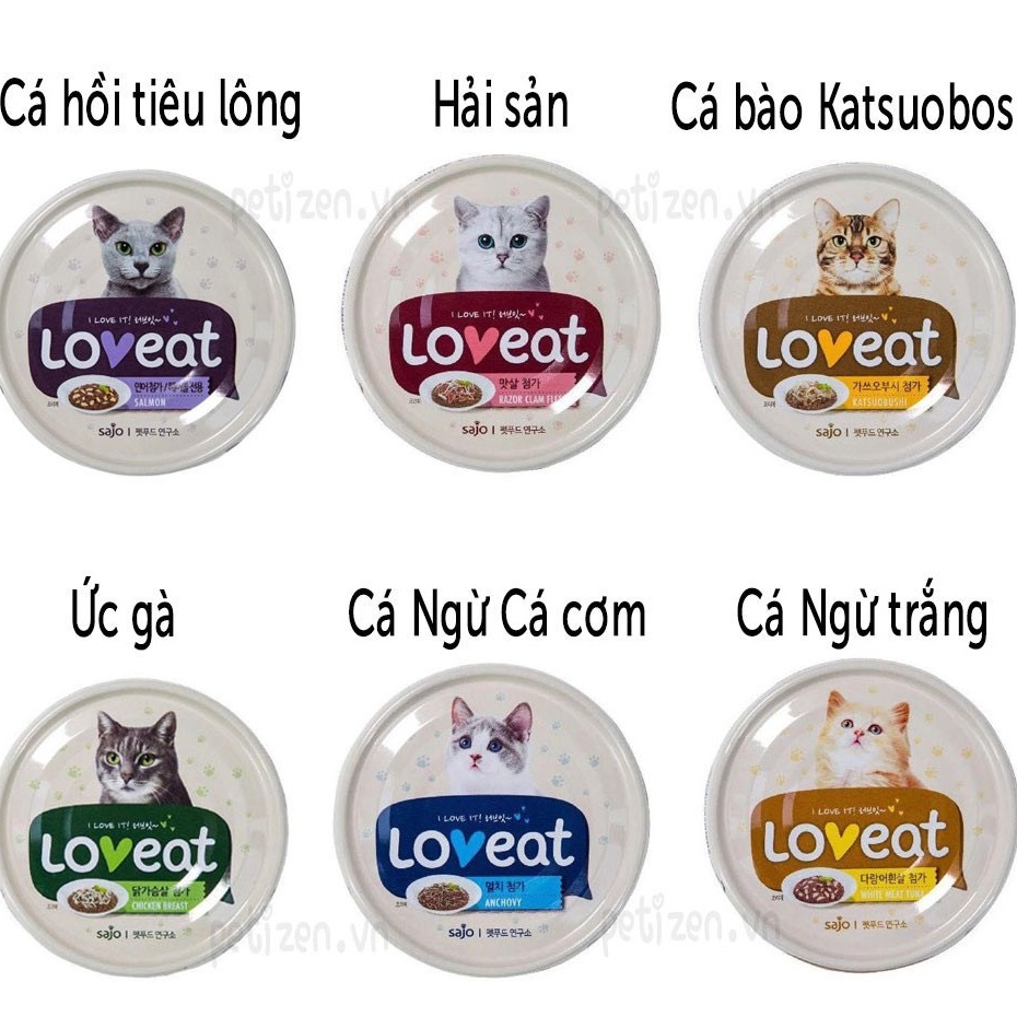 Pate cho mèo LOVEAT 90g