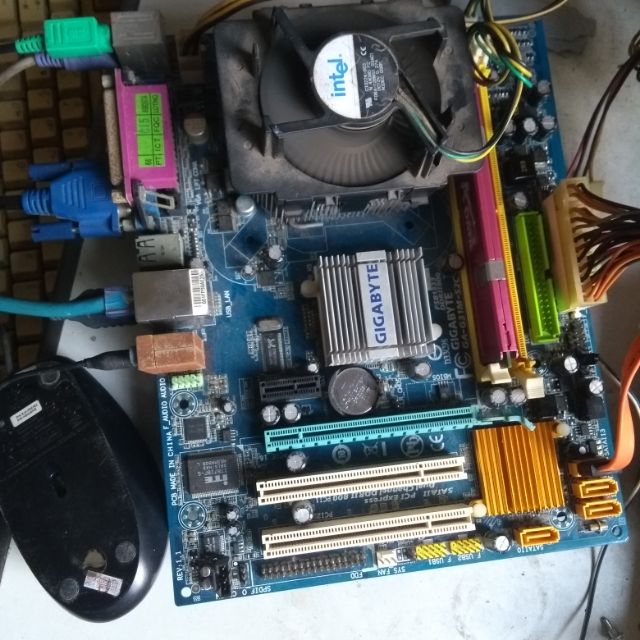 Combo main g31 ram 4gb, chip dualcore, ổ 80, nguồn, vỏ