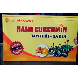Nano Curcumin tam thất xạ đen Học viện Quân y (Đảm bảo nguồn gốc,chất lượng 100%)