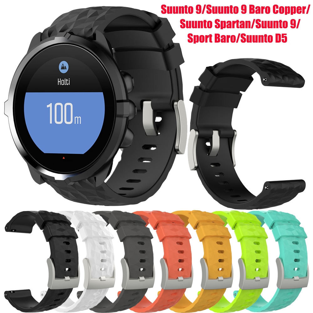 Dây đeo silicon cao su thay thế cho đồng hồ Suunto 9 Baro Copper/Suunto Spartan/Suunto 9 Baro/Suunto Sport Baro/D5