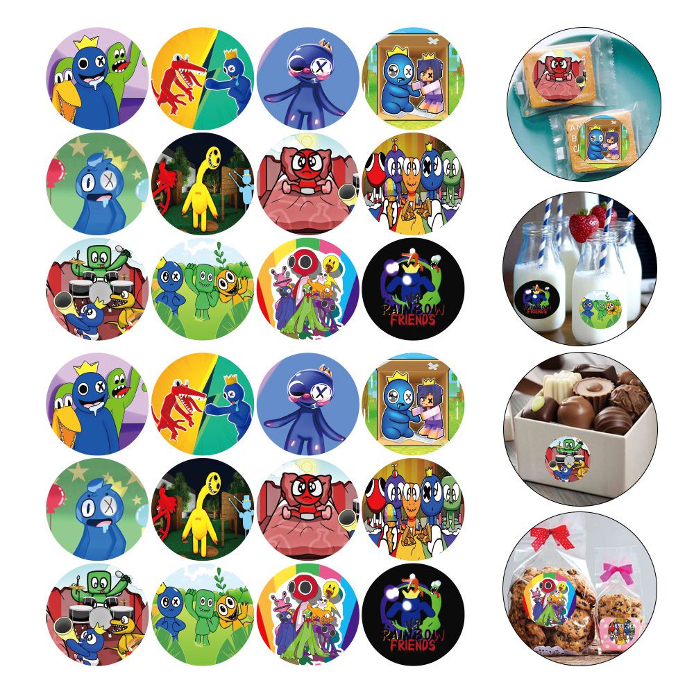 game Roblox Rainbow Friends Party Supplies Banner Cake Topper Balloons Kids Birthday gift