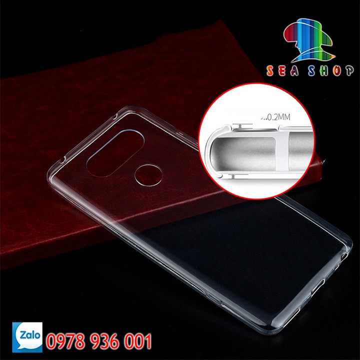 [SEASHOP] Bộ 2 ốp silicon dẻo LG V20 - H990DS - H990 trong suốt