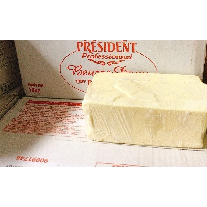 Bơ lạt President - Bơ LẠT Pháp làm bánh (Butter Unsalt)