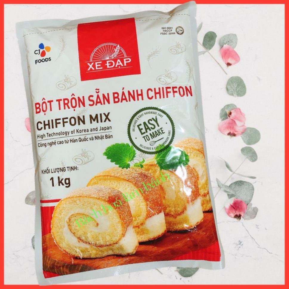 Bột trộn sẵn bánh bông lan CHIFON CJ Hàn Quốc hiệu Xe Đạp 1 kg