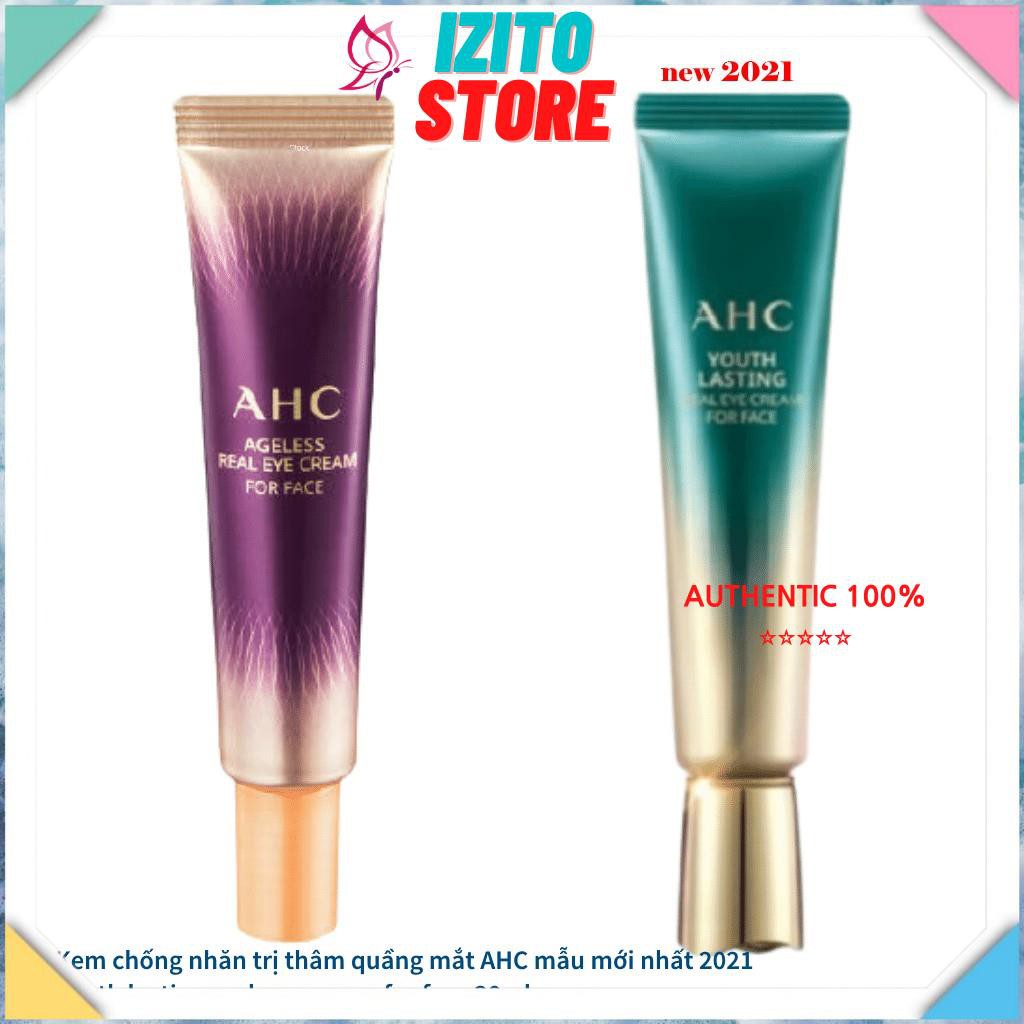 Kem mắt [Hết thâm quầng mắt 100%_Hàng Auth] Kem mắt AHC Ageless Real Eye Cream For Face [Hot New]