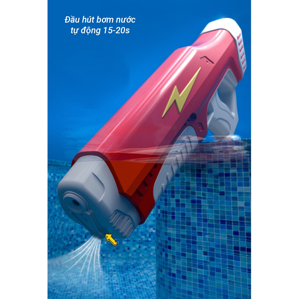 Súng bắn đạn nước, súng nước siêu cấp 4.0