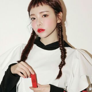 💋Son 3CE 214 Đỏ Tươi Lì (Cam Kết Chuẩn Auth)