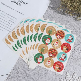 Set 72 sticker Giáng Sinh 🎄❄⛄🎅 size 2.6cm