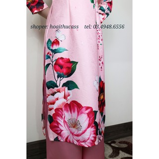 ÁO DÀI CÁCH TÂN GẤM MÃ SP CH23