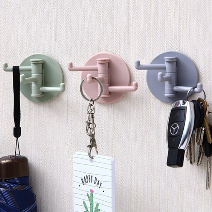 Móc dính tường hongkong_store sieure888 móc dính tường 3 chân chắc chắn