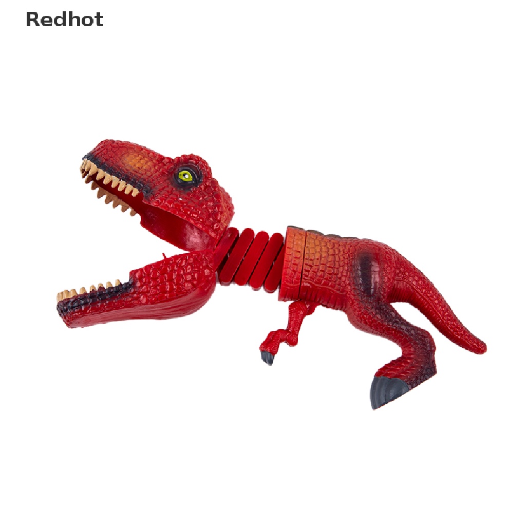 &lt; Redhot &gt; Kẹp Lò Xo Hình Cá Mập Khủng Long Cắn Tay Vui Nhộn