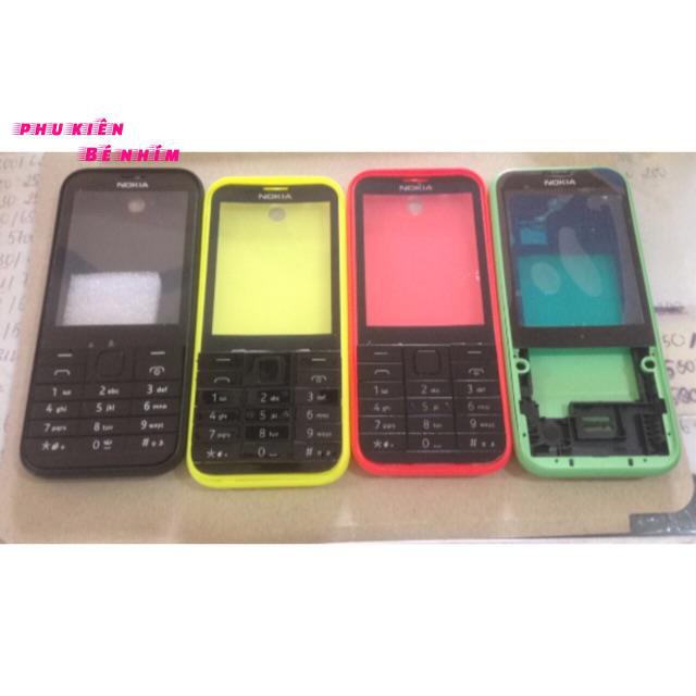 Vỏ nokia 225 kèm phím ( phụ liện bé nhím)