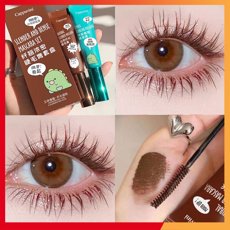 Mascara Cappuvini Siêu phẩm Chuốt Mi Giúp Làm Dài Và Dày Mi Trong 1 Nốt Nhạc Cute Chính Hãng Hàng Nội Địa Trung A13