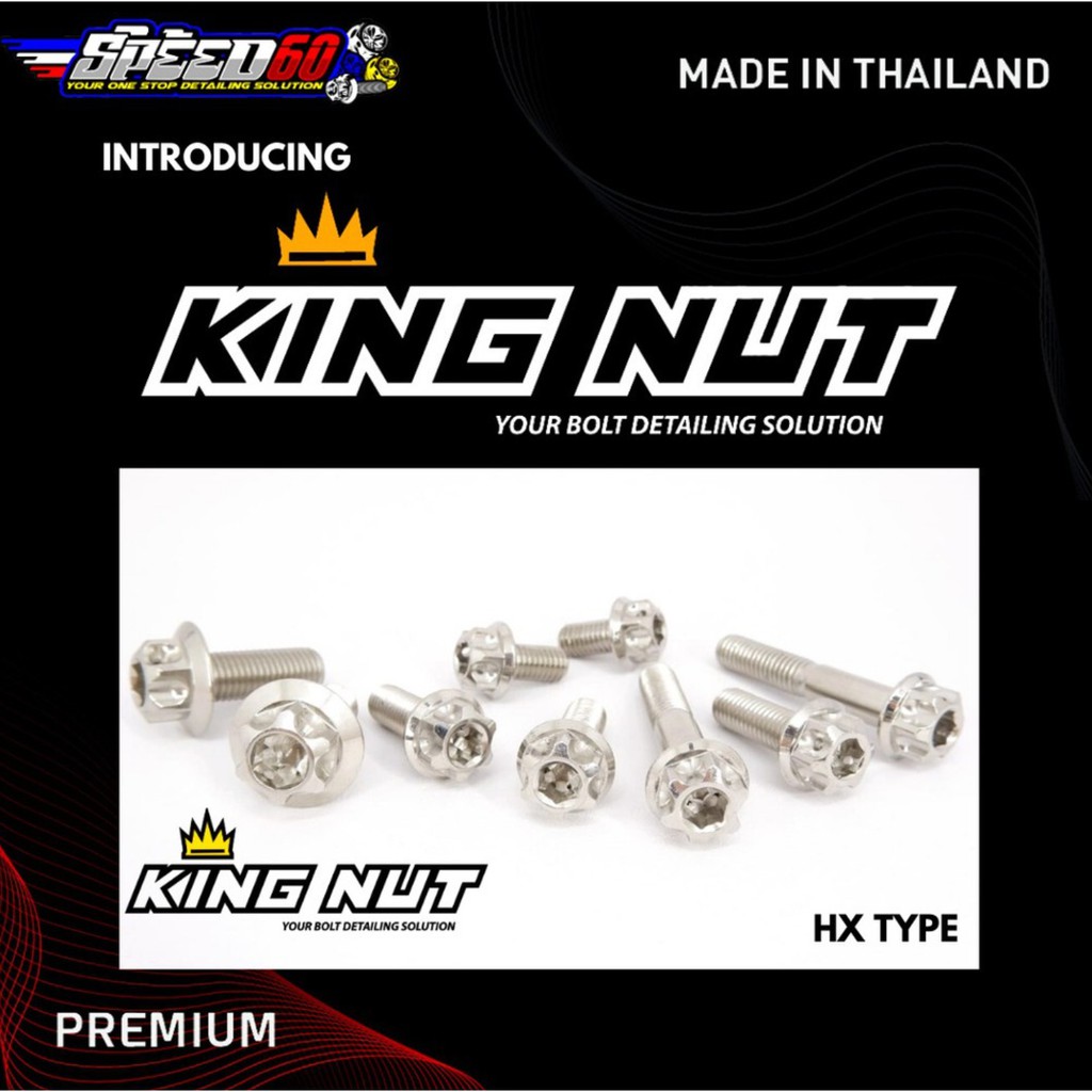 Giá đỡ kẹp phanh Rx King Nouvo bằng thép không gỉ cao cấp Thái Lan