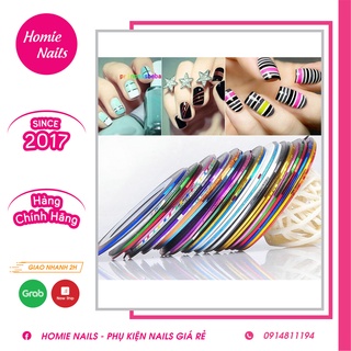 20 CUỘN LINE MÓNG - LINE TRANG TRÍ MÓNG TAY NHIỀU MÀU