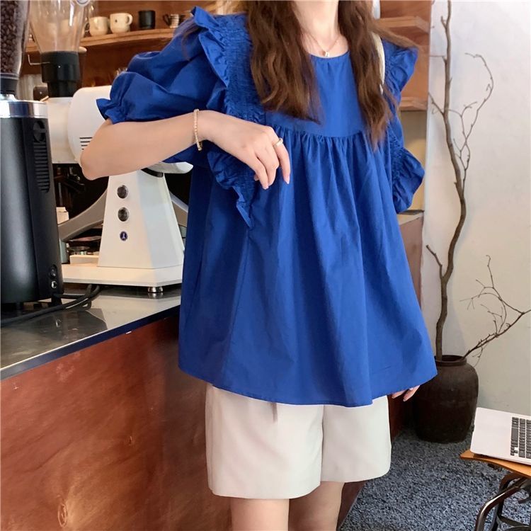 Happy-store ❤️ Đầm babydoll dáng rộng thời trang phong cách Hàn Quốc cho nữ