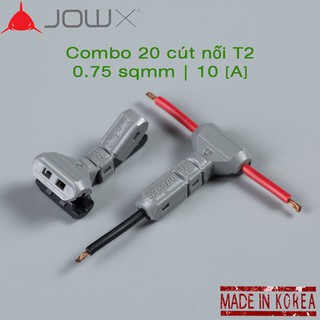 Combo 10 cút nối dây điện T2 JOWX Hàn Quốc cút nối phân nhánh chữ T2