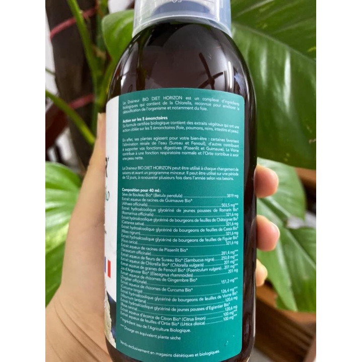 Thải độc Draineur Diet Horizon, Thải độc nội tạng chuyên sâu 5in1