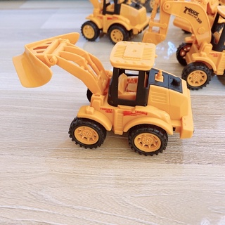 ĐỒ CHƠI! SÉT 4 XE CÔNG TRÌNH CHO BÉ  - Đồ Chơi An Toàn Thông Minh Cho Bé