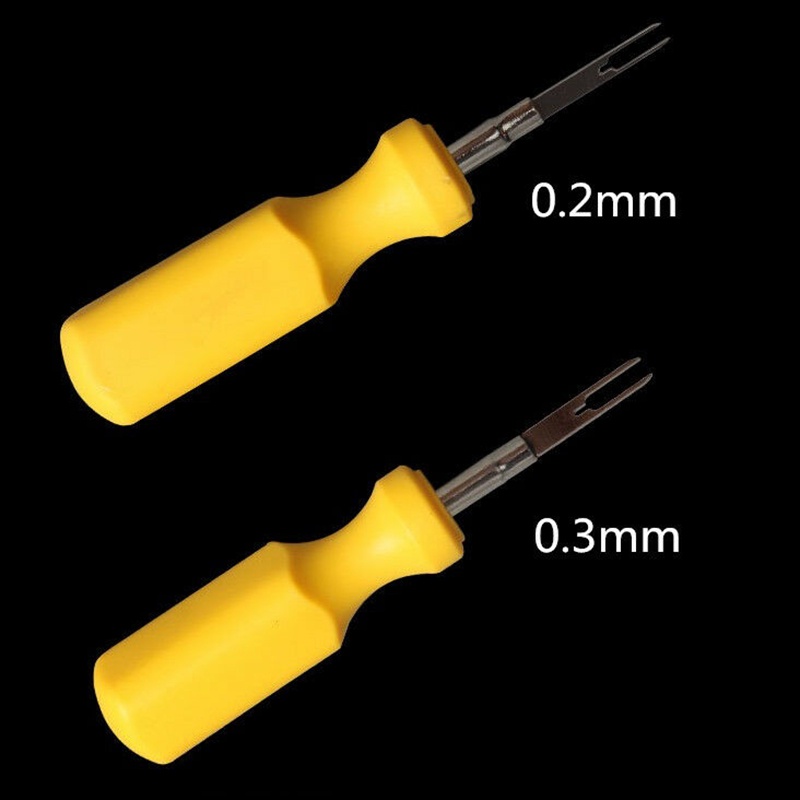 Set 2 Dụng Cụ Tháo Gỡ Chốt Nối Dây Điện 3mm + 2mm Cho Xe Hơi Audi