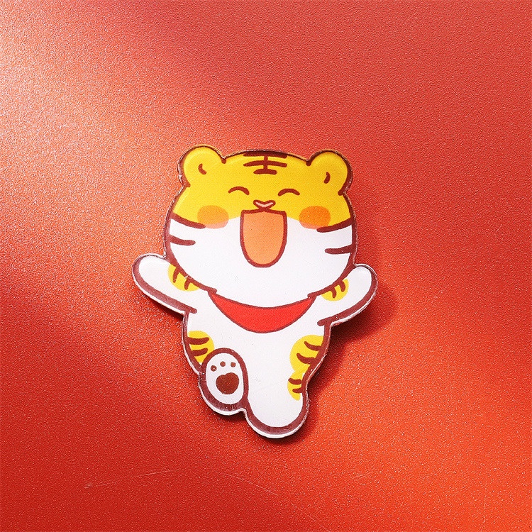 Huy Hiệu Cài Áo Hình Chú Hổ Hoạt Hình Dễ Thương