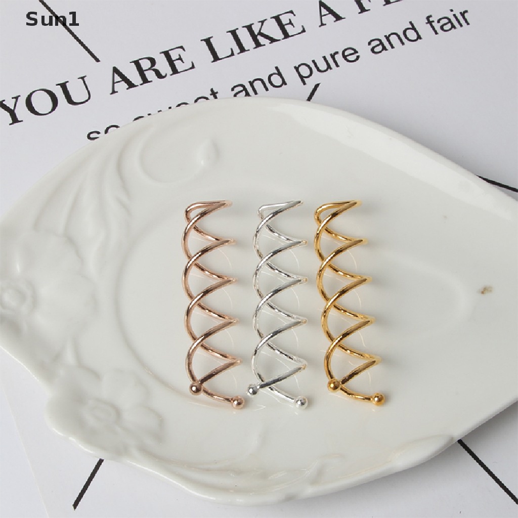 Set 1 / 10 Kẹp Tóc Dạng Xoắn Ốc Dành Cho Nữ
