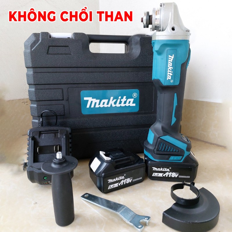 Máy Cắt Pin MAKITA 118V Dây Đồng 100% Không Chổi Than- Tặng lưỡi cưa xích cắt cây