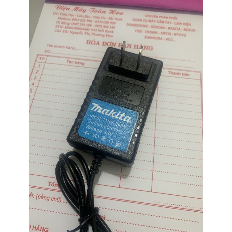 Sạc Pin 36V Makita Dùng Cho Máy Khoan Pin 18V-21V-24V-26V-28V-36V-66v-72v 5cell.... Hitachi,Makita,Bosch,Dewalt....