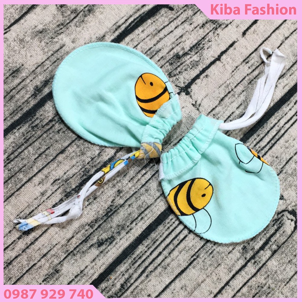Set 5 đôi Bao Tay dây rút cho Bé Sơ Sinh BTDR900