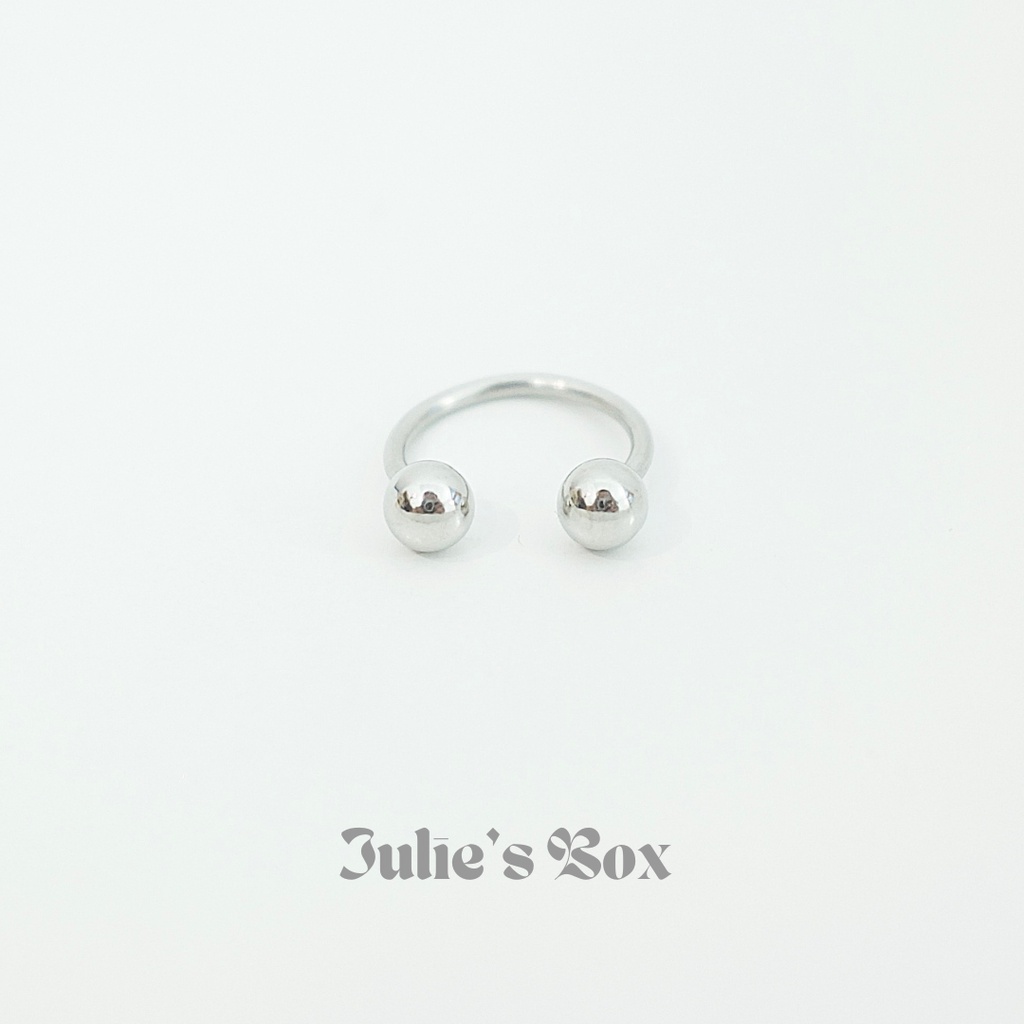 [COMBO] Tiết Kiệm 10-15K Set Khuyên Tai Nam Titan Unisex Không Đen Không Ngứa Không Gỉ Sét Không Dị Ứng julies box