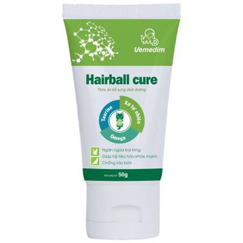 Gel ăn dinh dưỡng và trị búi lông cho mèo - hairball cure