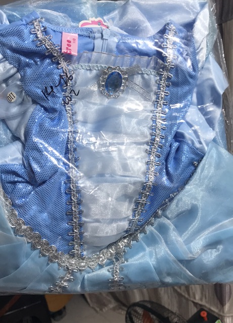 Váy đầm công chúa Lọ Lem - Cinderella cho bé 15-33kg có clip shop tự quay
