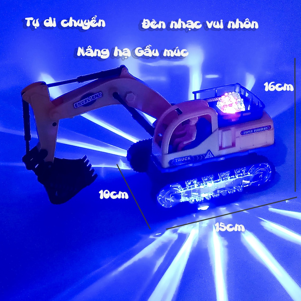 Đồ Chơi Trẻ Em Xe Chạy Pin Tự Di Chuyển Đèn Nhạc Vui NHộn-Nhiều Mẫu