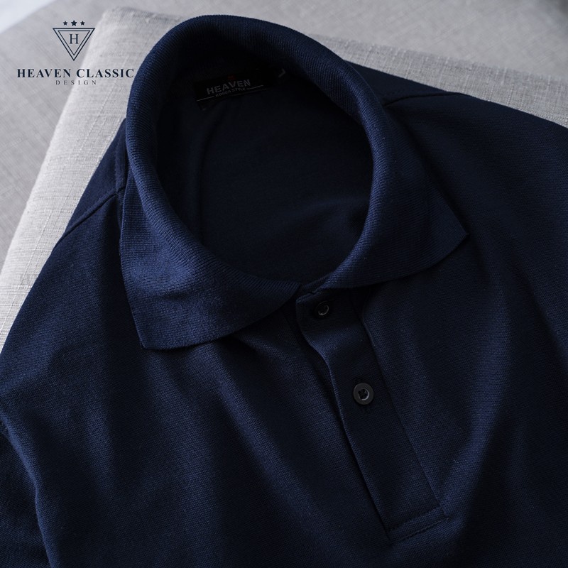 Áo Polo nam,áo thun nam trơn màu tím than vải đẹp chất cotton tici