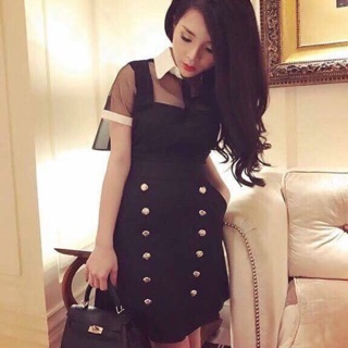 ♥️💭♥️sét áo kèm chân váy nhiều khuy ♦️💭♦️