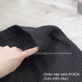 SALE OFF CHÂN VÁY LEN SIÊU DÀY