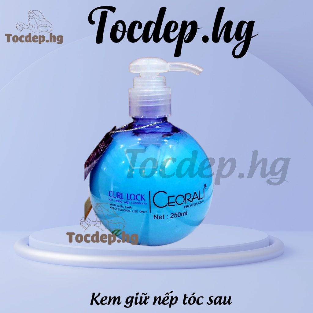 Gel giữ nếp tóc xoăn mềm, gôm giữ nếp tóc nam nữ, giữ nếp tóc uốn, Kem xịt giữ nếp tóc xoăn tạo kiểu Ceorali Tocdep.hg