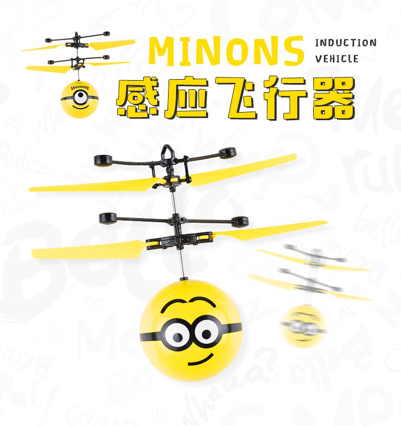 Máy Bay Đồ Chơi Điều Khiển Từ Xa Hình Minion Cho Bé Trai