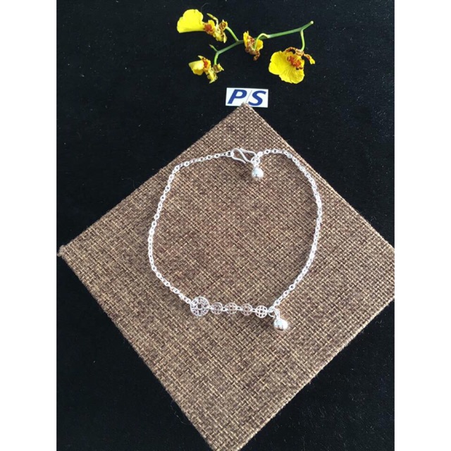 Lắc tay 5 đồng tiền nhỏ bạc ta