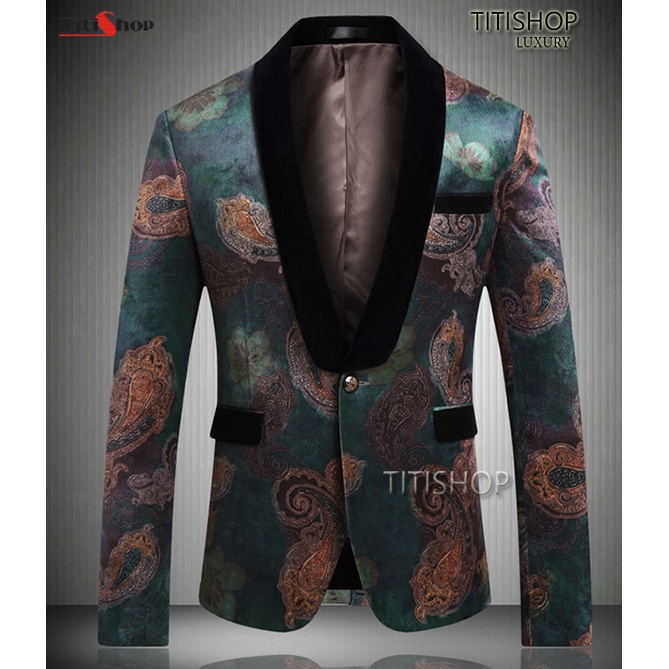 Áo Vest Nam Hoa Văn Titishop YHH9017