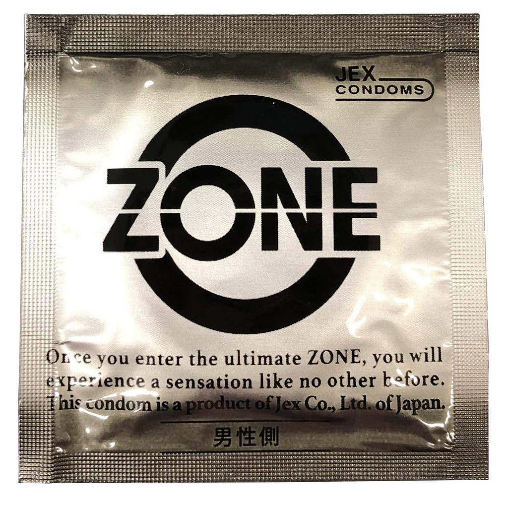 Bao cao su 0.01 Jex Zone Condom siêu mỏng trơn Nhật Bản Hộp 1 cái – GoF