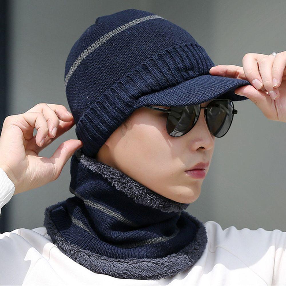 Mũ Len Beanie Dày Dặn Giữ Ấm Cho Bé