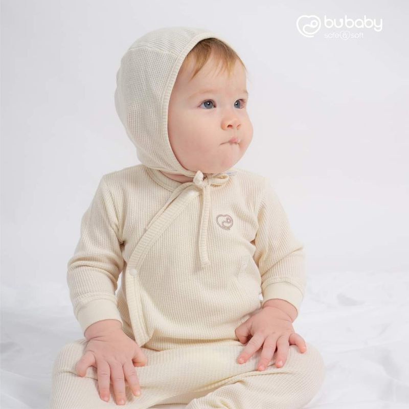 Set Sơ Sinh Len Mỏng BU Waffle B43 • NewBorn 0-3M 3-6M • Choding Home