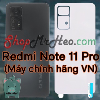 Dán dẻo ppf full mặt sau lưng redmi note 11 pro - redmi note 11 4g / 5g - note 11s 5g - poco m4 pro 5g