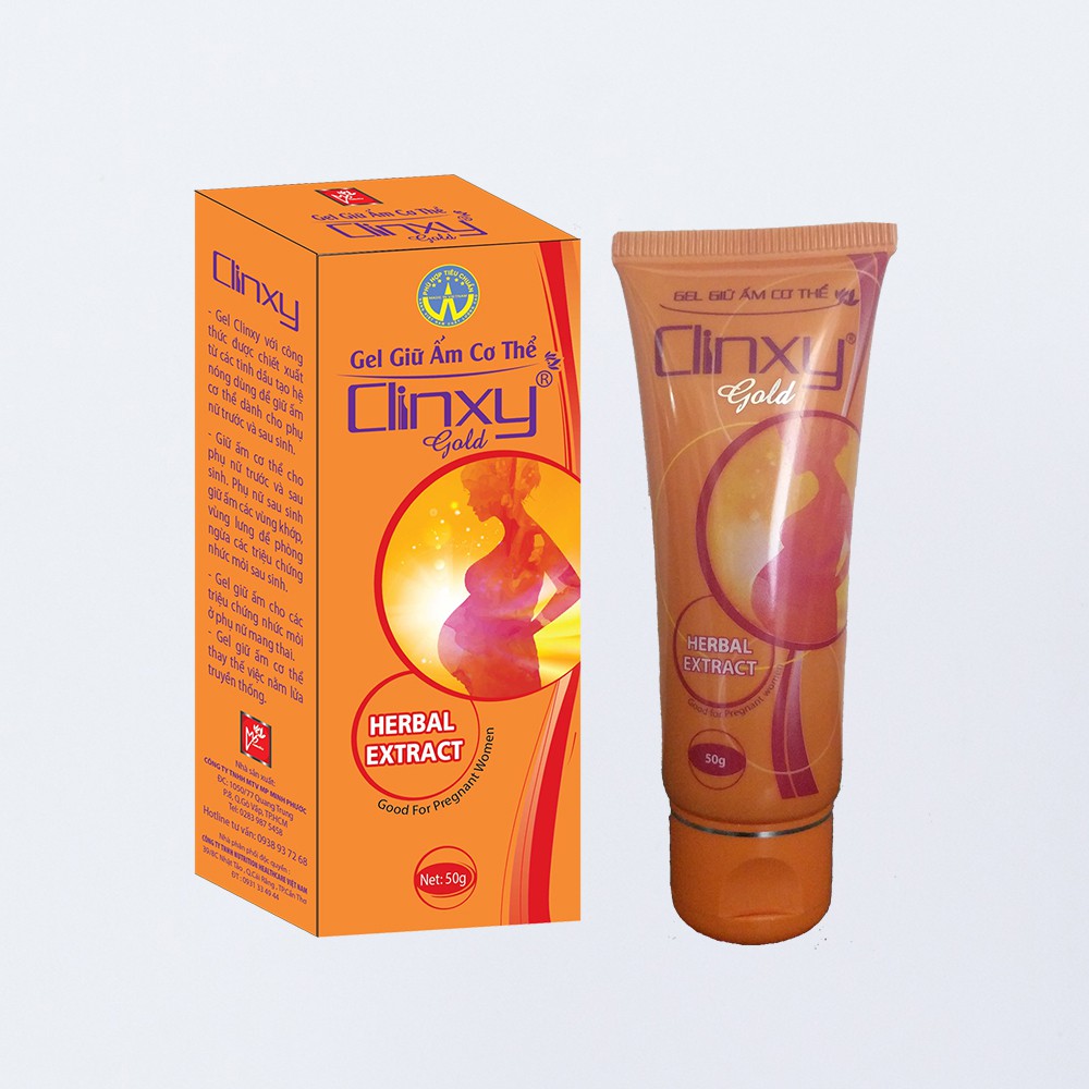 Gel giữ ấm cơ thể bà mẹ Clinxy GOLD