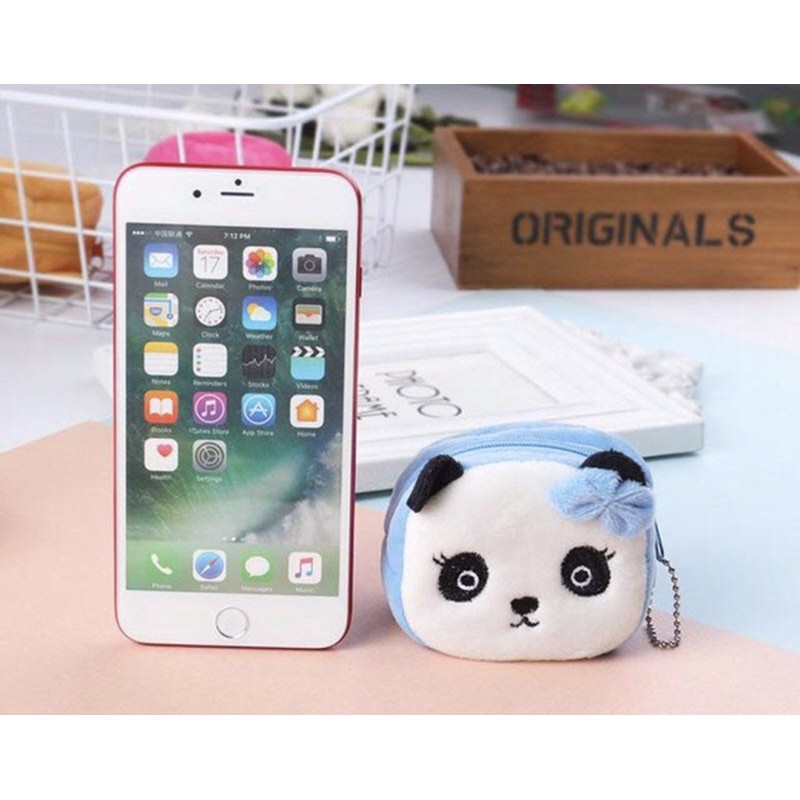 Ví tiền xu nhồi bông hoạt hình