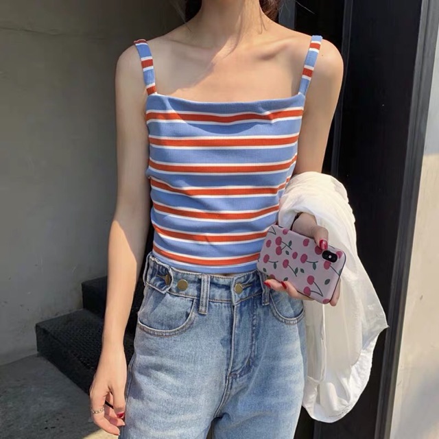 Hai Dây Len Kẻ Ulzzang Hàng Quảng Châu